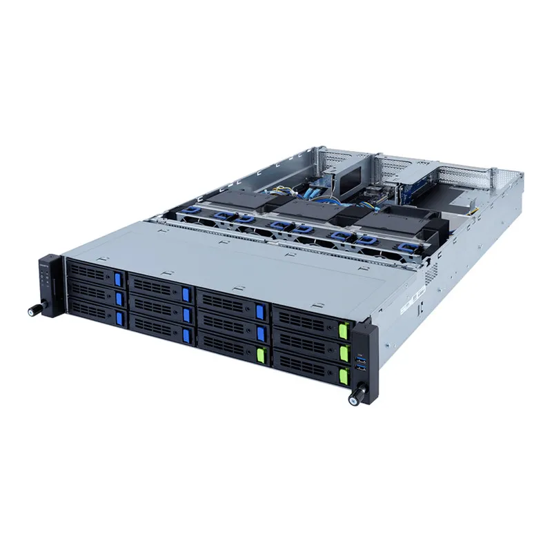 Сервер Gigabyte Rack Server R282-Z96+2x EPCY 7542 32-Core 8x 3.5" 4x U.2 2x 1600