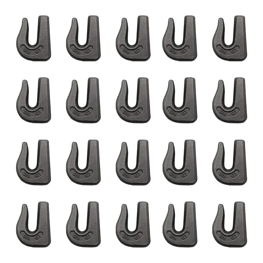 Складское оборудование 8 Weld On Grab Chain Hooks 3/8" G70 Wll 6,600 Bucket Trai