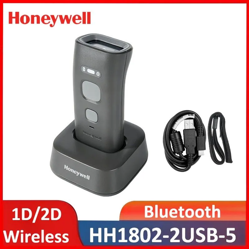 Сканер штрих-кода Honeywell HH1802-2USB-5 Wireless Bluetooth 1D 2D Handheld Pock