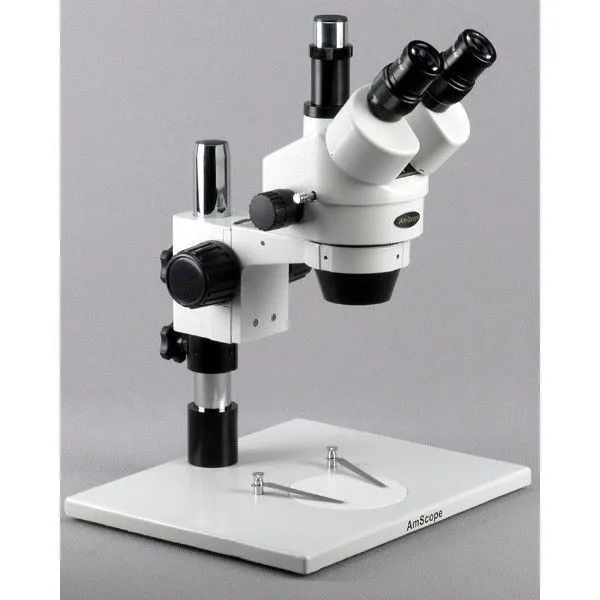 Микроскоп AmScope 3.5X-45X Trinocular Inspection Stereo Microscope w/ Super Larg