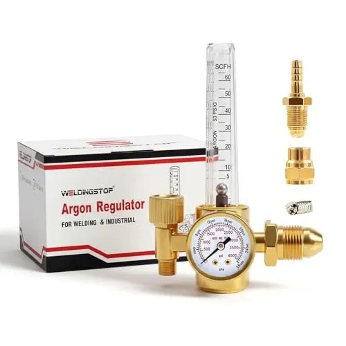 Расходомер Welder Dual Output Argon CO2 Gas Regulator Flowmeter 0-60CFH CGA580