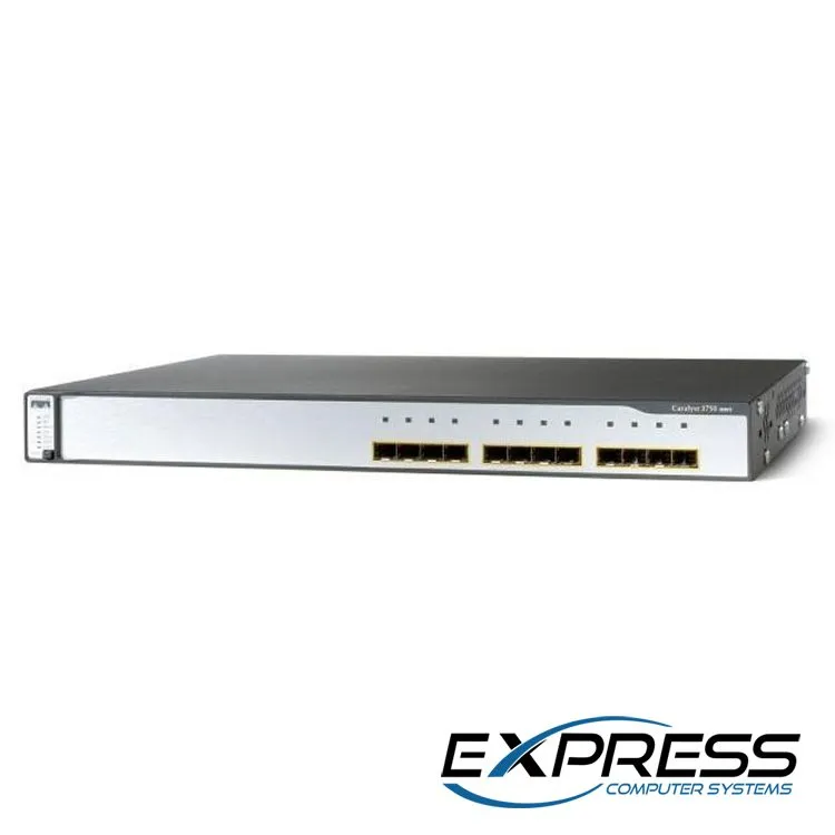 Коммутатор Cisco Catalyst 3750G 12 Port Gigabit SFP Switch WS-C3750G-12S-E