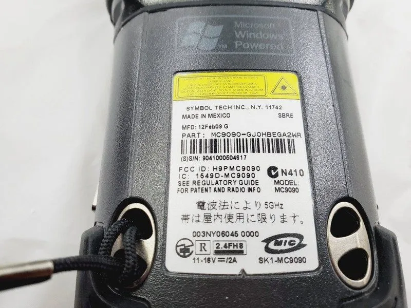 Сканер штрих-кода Motorola Symbol 9090 MC9090-GJ0HBEGA2WR Windows CE 5.0 Barcode — фото лота 3