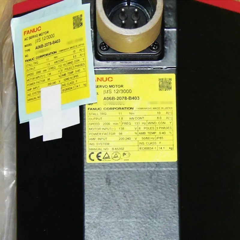 Серводвигатель FANUC A06B-2078-B403 AC servo motor Shipping