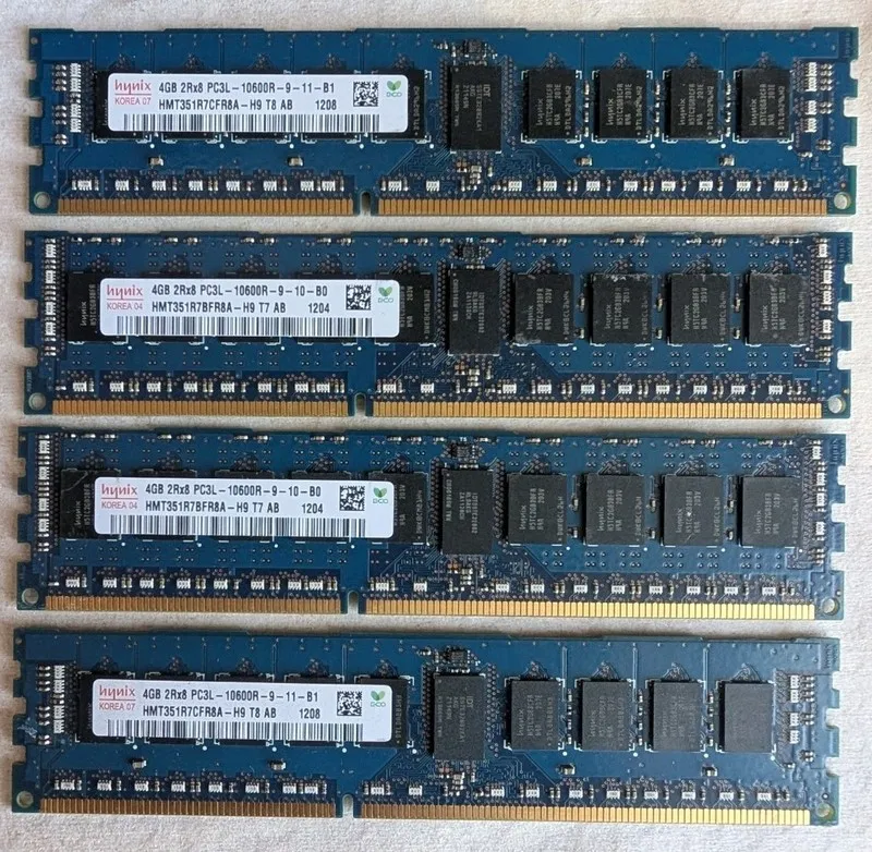 Модуль памяти Major Brand 16 GB DDR3L-1333 PC3L-10600R 2Rx4 1.35V RDIMM Server R