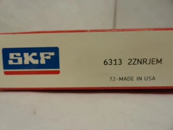 Подшипник 208963 Old-Stock; SKF 6313-2ZNRJEM Ball Bearing 65mm ID x 140mm OD x 3