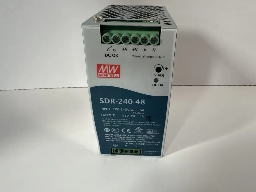 Блок питания SDR-240-48 Single Output Industrial Power Supply 240W 48V DIN Rail