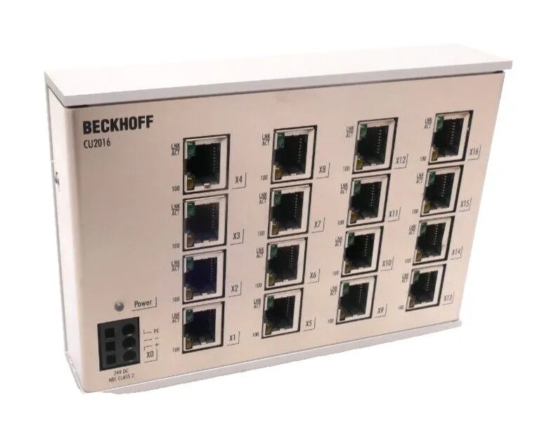Коммутатор Beckhoff CU2016-0000 Ethernet Switch 16 Port 24 VDC