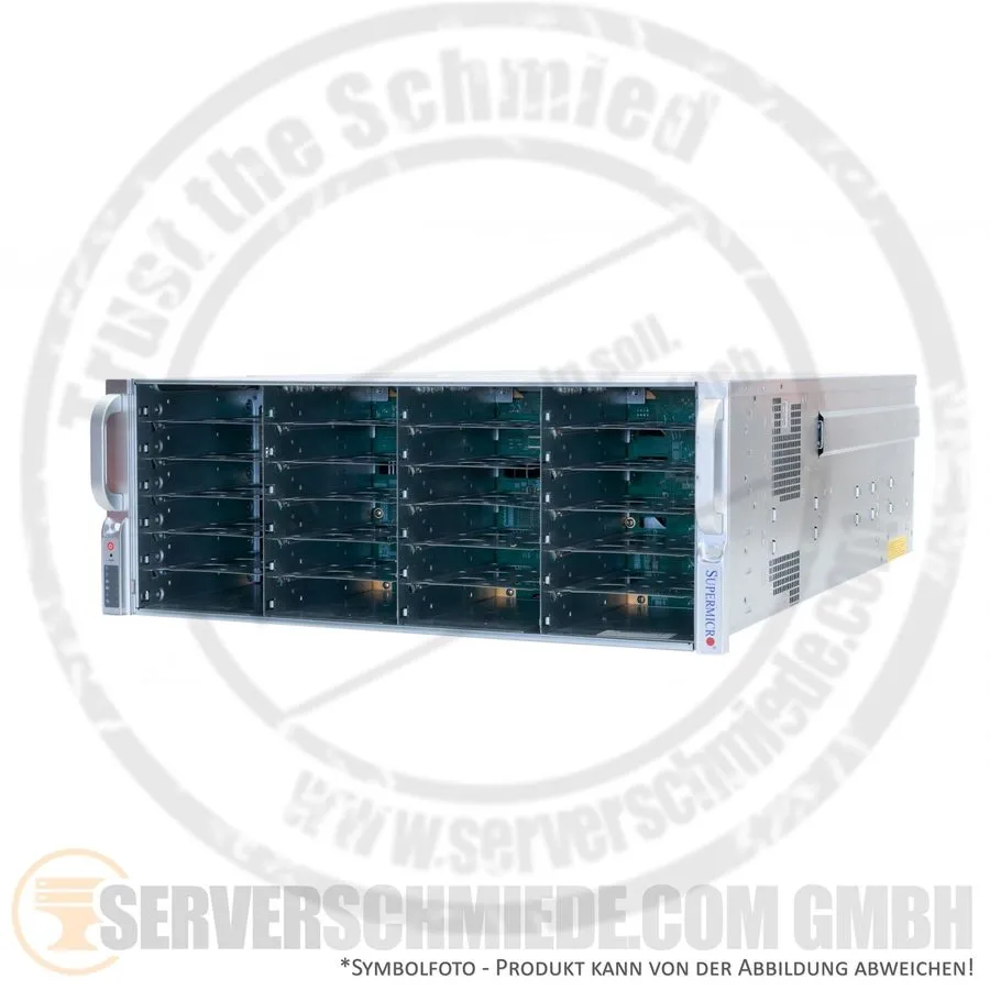 Сервер Supermicro CSE-847B X11DPH-T 4U 2x Intel Gold 6138 128GB 2x3TB SAS 2x1200 — фото лота 1