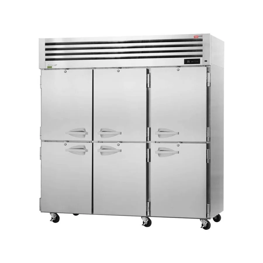 Холодильный шкаф Turbo Air PRO-77-6R-N 77" 3-Section Reach-In Refrigerator w/ 6  — фото лота 1