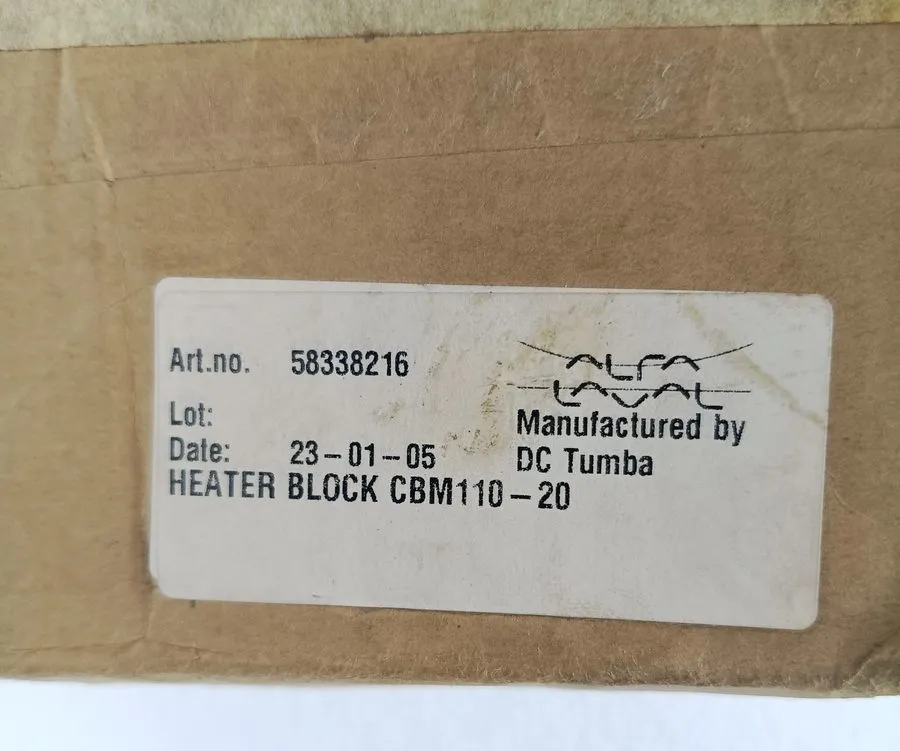 Климатическое оборудование ALFA LAVAL 58338216 HEATPAC CBM110-20 Brazed Plate He — фото лота 1
