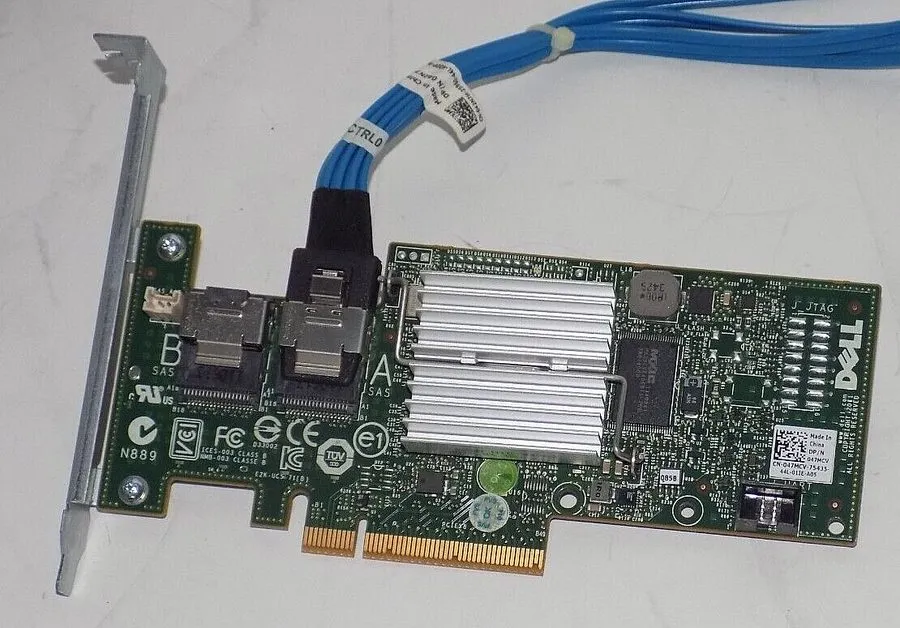 Контроллер PERC 47MCV H200 6Gb PCI-e SAS SATA 8-Port Raid Controller 047MCV