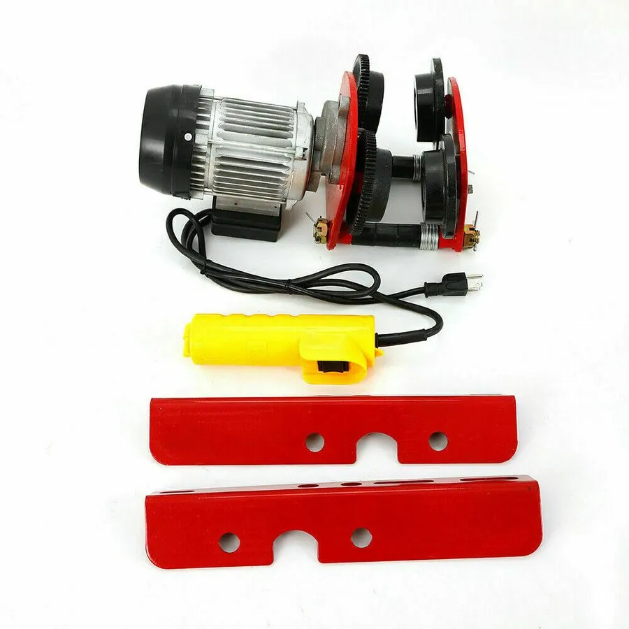 Таль 1Ton/2200lbs Electric Chain Hoist Motor Speed 1400r/Min Power Trolley 500W — фото лота 2