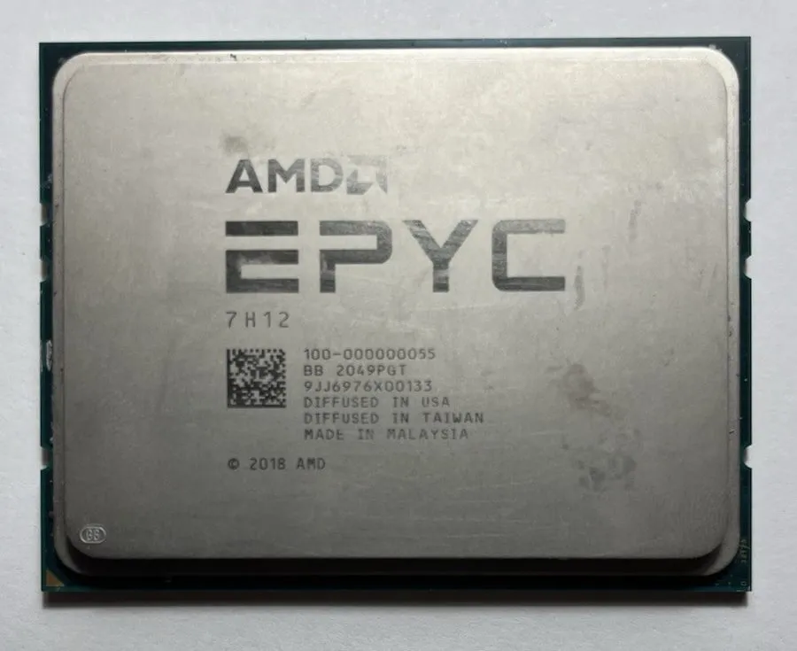 Процессор AMD EPYC 7H12 64core 128threads 256MB 2.60GHz 280W SP3 CPU processor