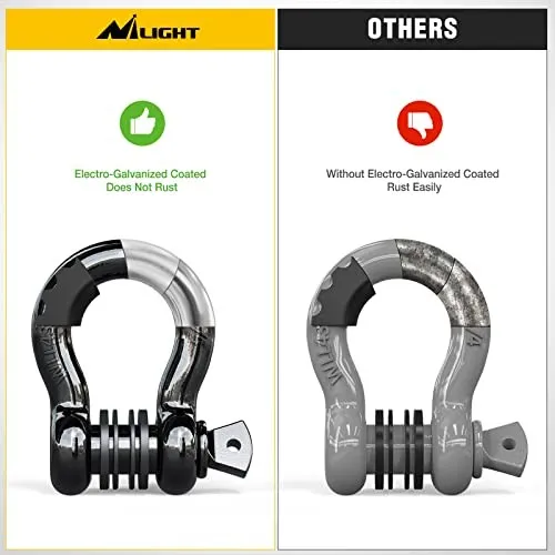 Такелажная скоба 90052B 3/4" D-Ring Shackle 4.75 Ton (9500 Lbs) Capacity with 7/