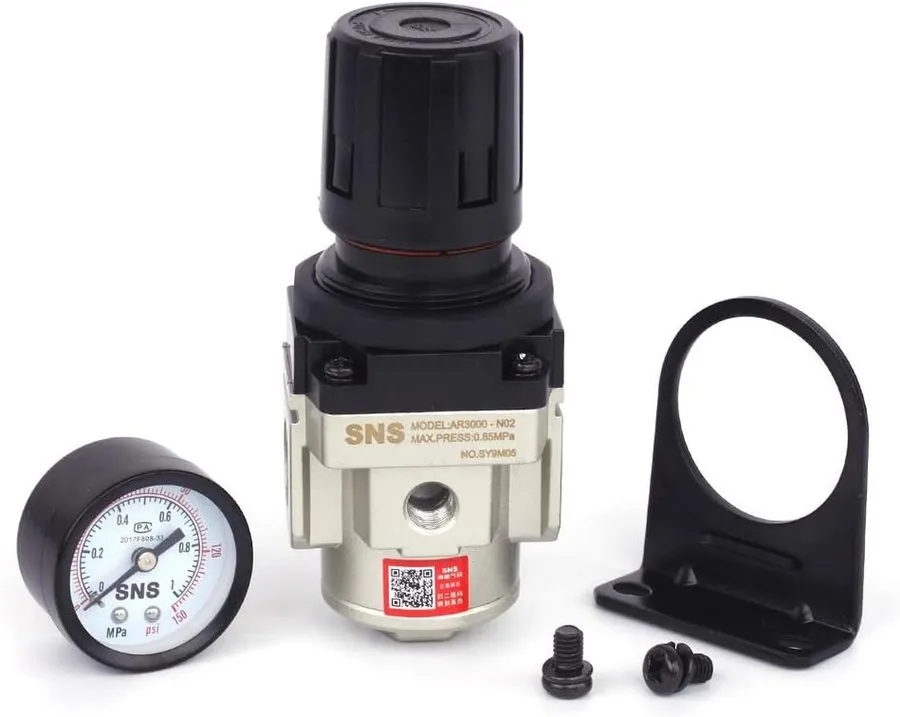 Трубопроводная арматура AR3000-N02 Female Thread 1/4 NPT Air Pressure Regulator  — фото лота 2