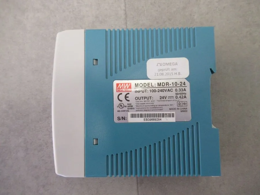 Блок питания Mean Well MDR-10-24 DIN Rail Power Supply, 24V 0.42A, 10W, 100–240V