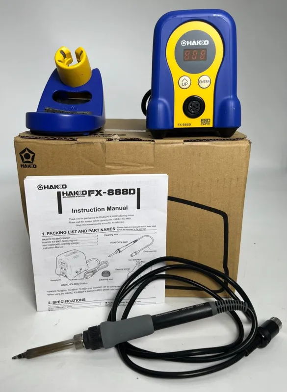Паяльная станция Hakko FX-888D Digital Soldering Station FX8801 FX888D-23BY