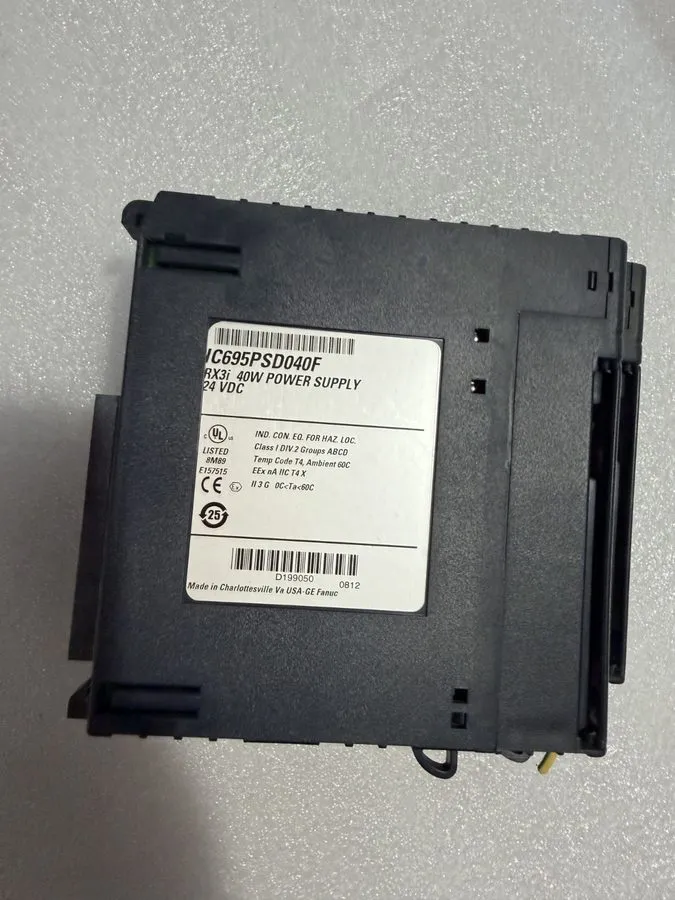 Блок питания GE Fanuc IC695PSD040F RX3i PLC Power Supply Module 24VDC Input 40W 