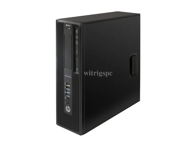 SSD-накопитель HP Z240 SFF Workstation i7-6th 32GB RAM 1TB SSD 23" Monitor Win11