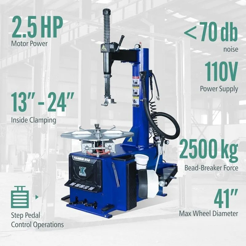 Шиномонтажный станок SBM950 Tire Changer SBM690 Wheel Balancer Combo 24" Rim Aut — фото лота 2