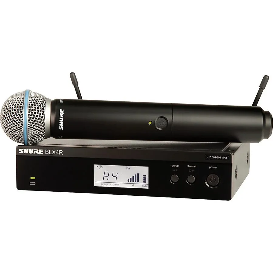Радиосистема Shure BLX24R/B58 Rackmount Wireless Handheld Microphone System — фото лота 1
