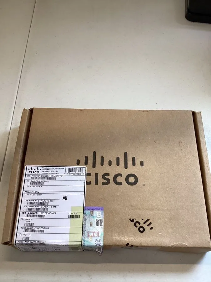 Коммутатор Cisco STACK-T3-3M Stack Wise-320 3M Stacking Cable Catalyst 9300L