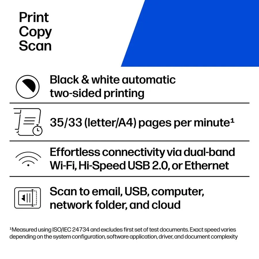 Лазерный принтер HP LaserJet Pro MFP 3101sdw Wireless Black & White Laser Printe — фото лота 1