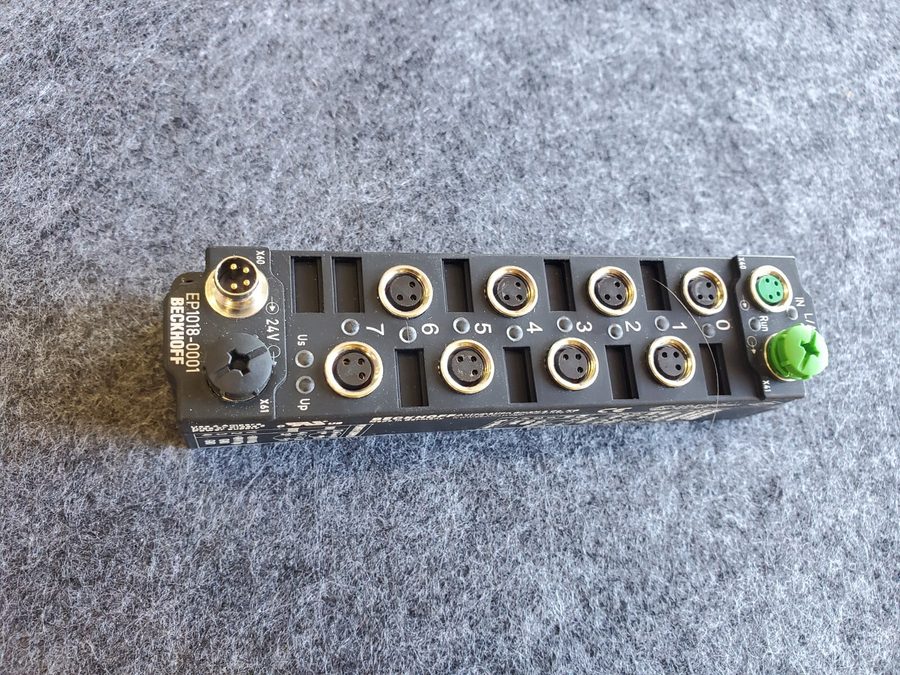 IIoT-устройство Beckhoff EP1018-0001 EtherCAT Box 8-Ch 24V DC DI M8 IP67