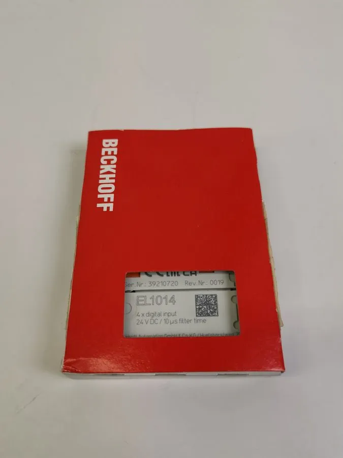 Модуль ввода-вывода Beckhoff EL1014 EtherCAT Terminal 4-Channel Digital Input 24