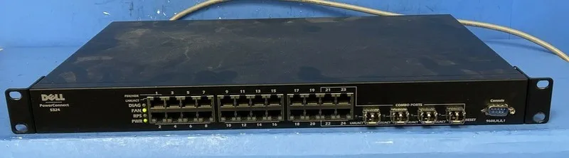 Коммутатор DELL POWERCONNECT 5324 24 PORT NETWORK ETEHRNET SWICTH