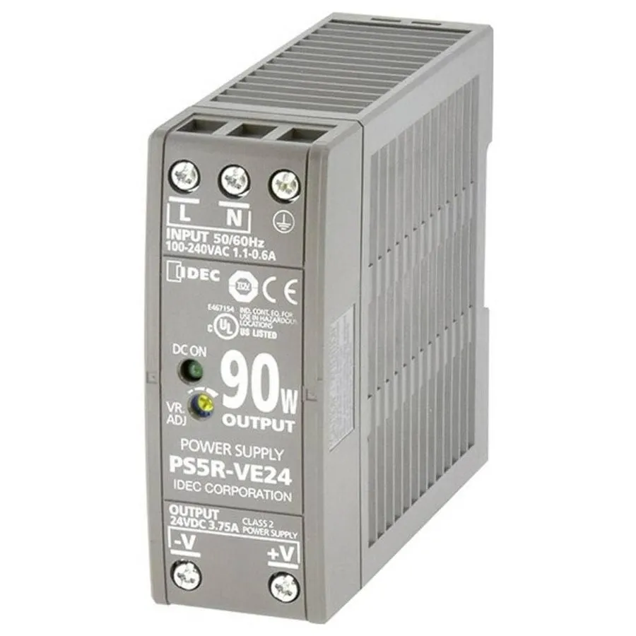 Блок питания IDEC PS5R-VD24 60W, 24V DC DIN Rail Mount Switching Power Supply