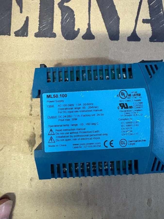 Блок питания PULS ML30.101 DIN Rail Power Supply 100-240VAC 5-5.5VDC 25W