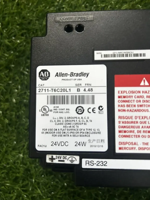 Панель оператора Allen-Bradley PanelView 600 Operator Interface Panel 2711-T6C20 — фото лота 1