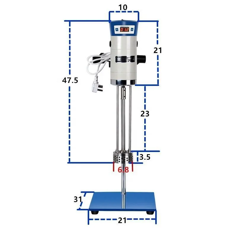 Гомогенизатор 40L High-speed Shear Lab Emulsifying Homogenizer Digital Max Speed — фото лота 1
