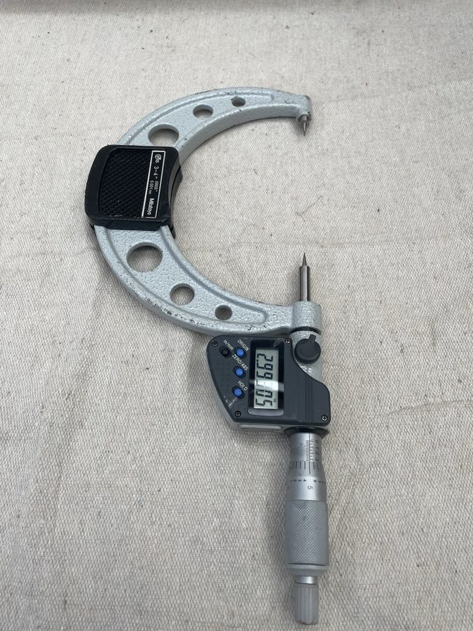 Микрометр Mitutoyo Digimatic Micrometer mitutoyo 342-354-30 3-4” .00005” 0.001mm — фото лота 1