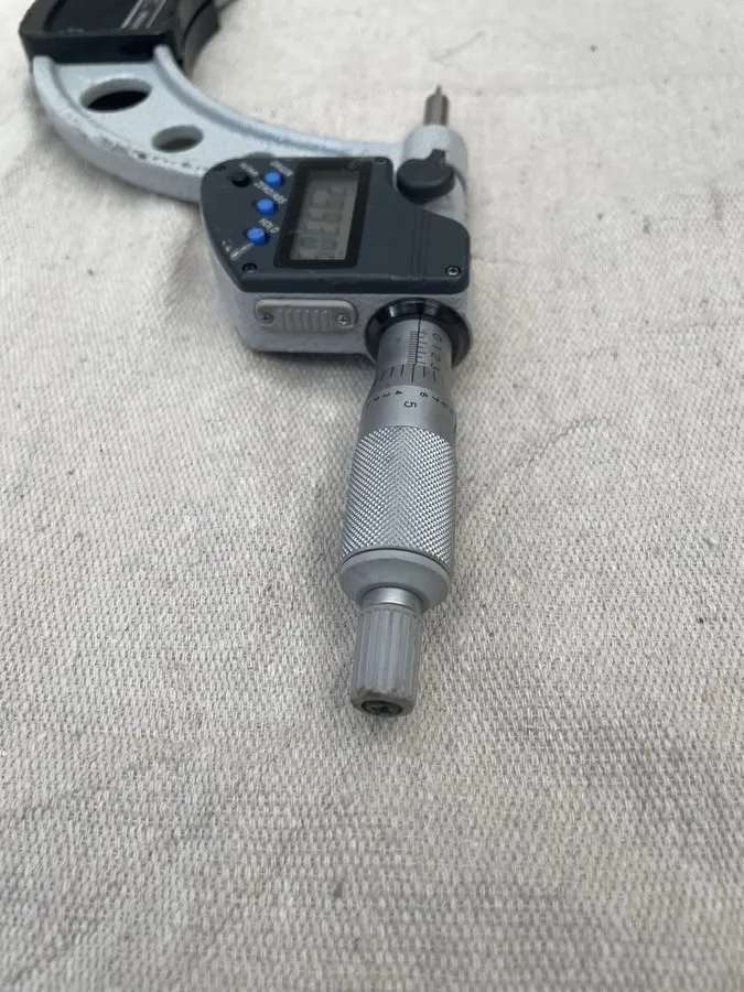 Микрометр Mitutoyo Digimatic Micrometer mitutoyo 342-354-30 3-4” .00005” 0.001mm — фото лота 2