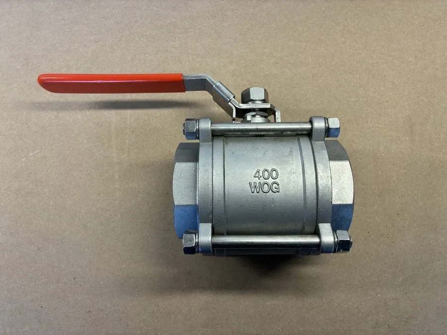 Клапан YIH-TAI 3” Full Port Ball Valve-316 Stainless Steel 3-Piece-FNPT 400 WOG — фото лота 1