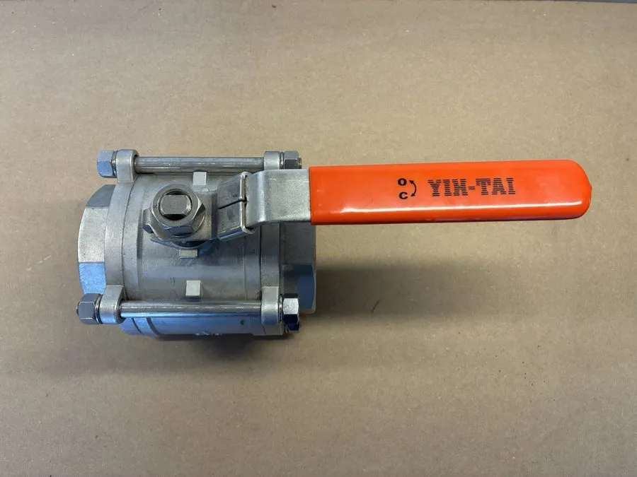 Клапан YIH-TAI 3” Full Port Ball Valve-316 Stainless Steel 3-Piece-FNPT 400 WOG — фото лота 2