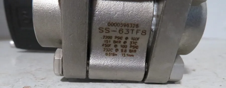 Клапан Swagelok Ss-63tf8 1/2" Fnpt Ball Valve 1 Qty