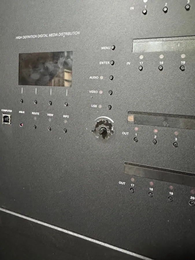 Матричный коммутатор Crestron DM-MD32X32-RPS 32x32 DigitalMedia Matrix Switcher 