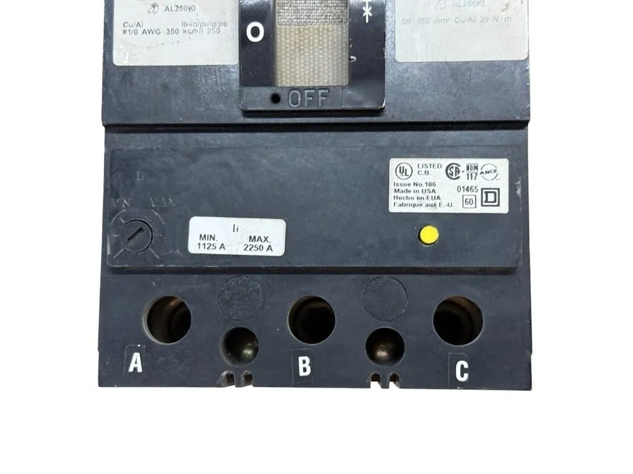 Автоматический выключатель Square D I-Line KC34225 3 Pole 225 Amp 480V Circuit B