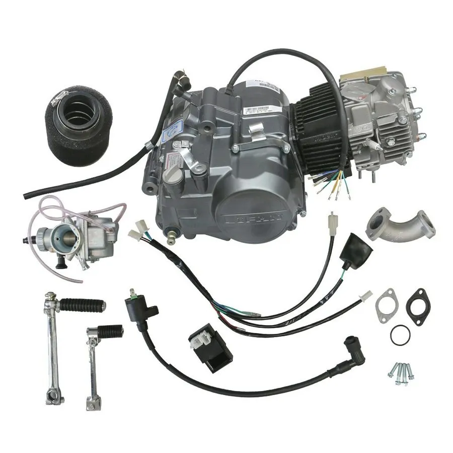 Электродвигатель Lifan 125cc Manual Engine Motor Kits + Wiring Harness для ATC70 — фото лота 2