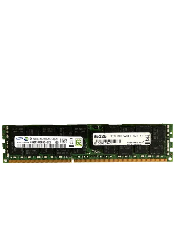 Модуль памяти Samsung 16GB M393B2G70BH0-CK0 DDR3 PC3-12800R ECC RDIMM 512GB RAM — фото лота 2