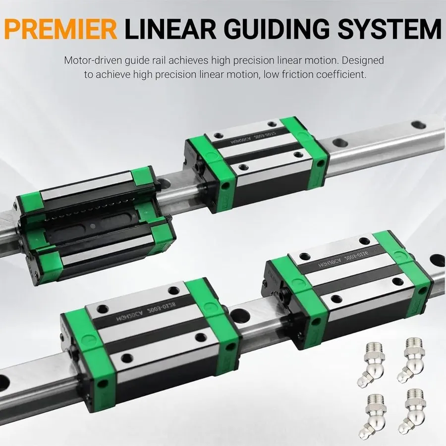 Линейная направляющая Linear Guide Rail Kit Hgr25-600Mm Linear Slide Rails with  — фото лота 2