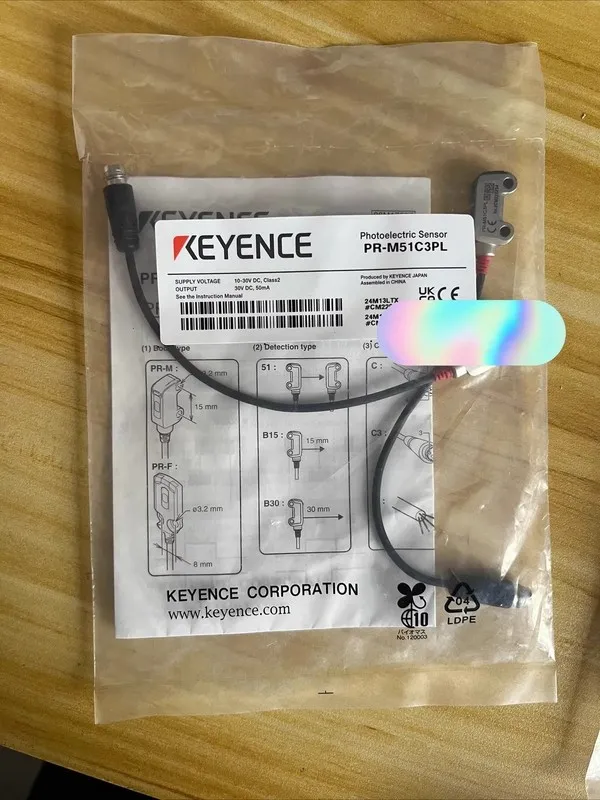 Фотоэлектрический датчик KEYENCE PR-M51C3PL Photoelectric Sensor