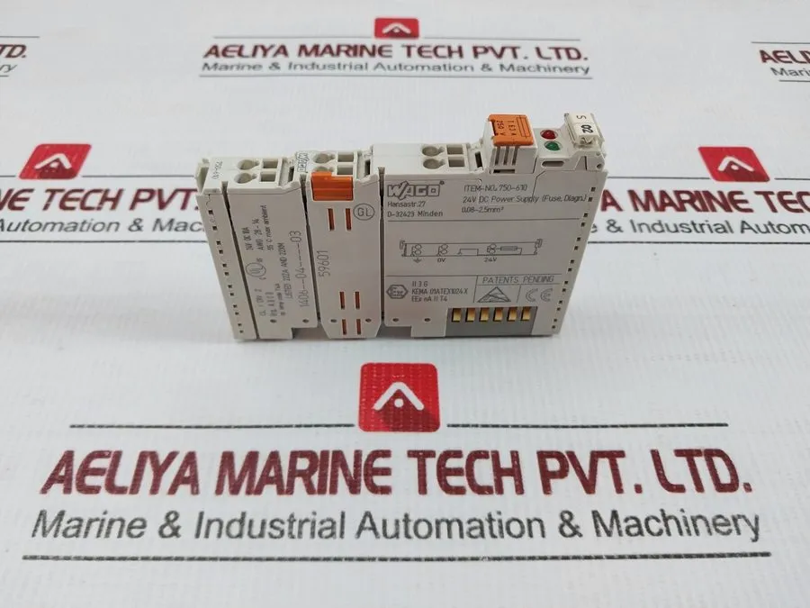Блок питания WAGO 750-610 Power Supply Module 24V DC 10A