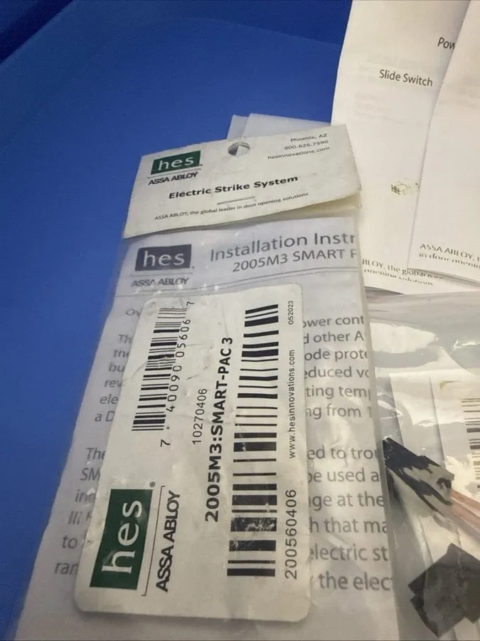 Оборудование видеонаблюдения HES ASSA ABLOY 2005M3: Smart Pac 3 Electric Strike 
