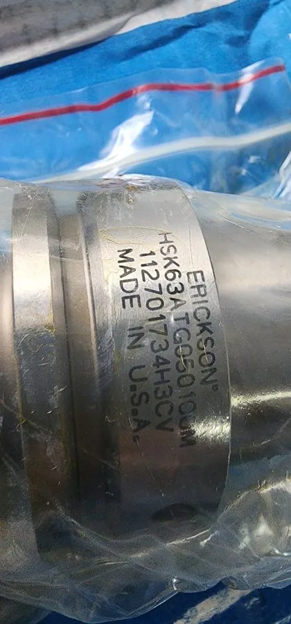Режущий инструмент ERICKSON HSK63ATG050100M Collet Chuck Tool Holder — фото лота 2