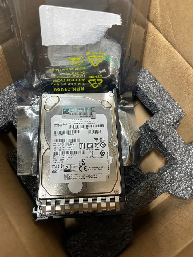 Жёсткий диск P53562-B21 P54682-001 HPE 1.8TB 2.5" SAS 10K 12G SFF BC HDD Hard Dr